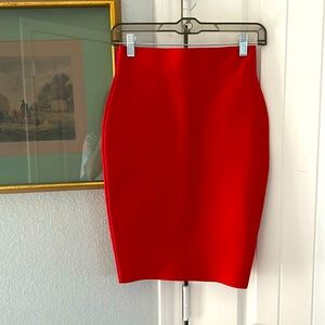 NWT Beautiful red bodycon skirt by Chocolate USA size S